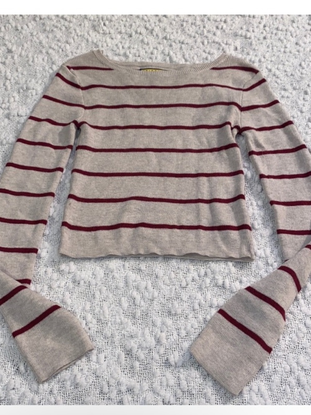 PRINCE & FOX VINTAGE STRIPED SWEATER Y2K AESTHETIC-SMALL